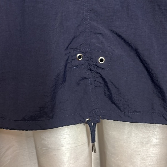 1 Sunset Lane Women's Utility Rain Jacket, anorak, navy blue, preppy, nautical - Picture 6 of 7